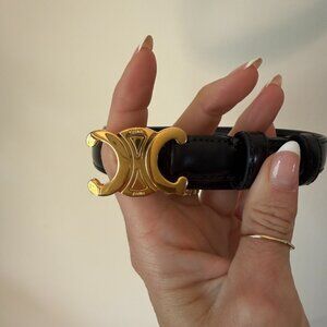 NEW Celine Triomphe Belt 18MM Size 80